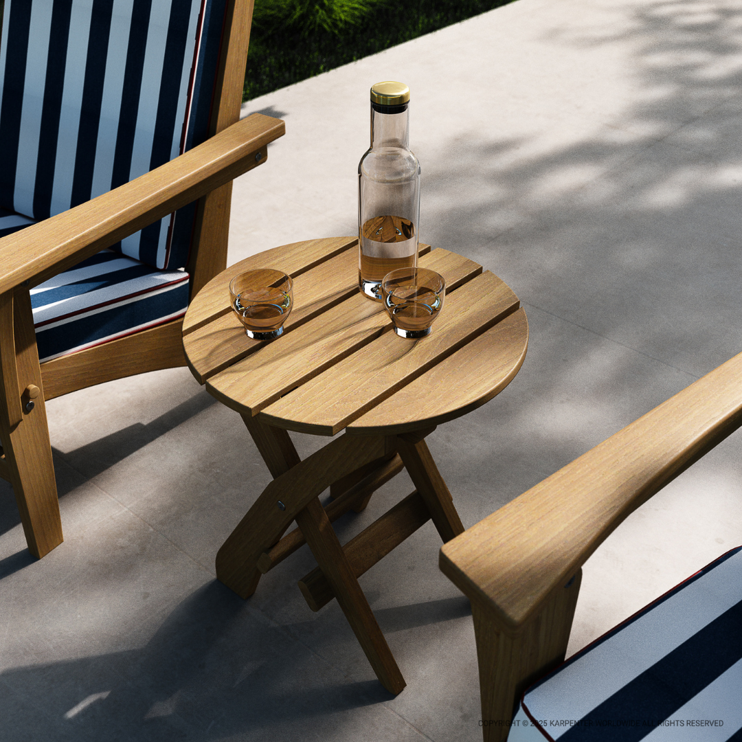 IDLE MOOSE Folding Round Side Table