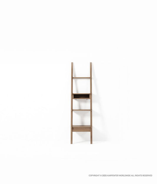 SIMPLYCITY Ladder Shelves w/ Drawer & Niche