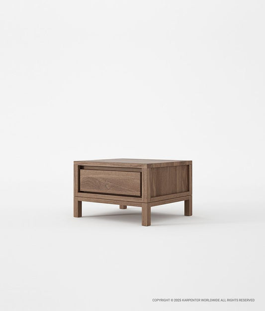 SOLID Bedside Table w/ Drawer