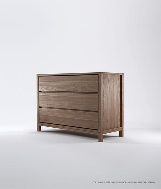 SOLID Chest w/ 3 Drawers
