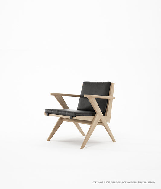 TRIBUTE Easy Chair w/ Leather