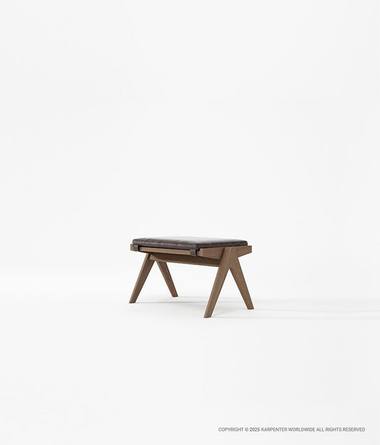 TRIBUTE Ottoman w/ Leather