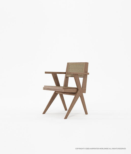 TRIBUTE Armchair w/ Natural Rattan