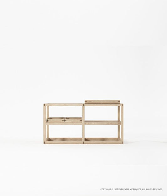 UP & DOWN Horizontal Rack Type 2 w/ 2 Small Trays & Single Large Tray