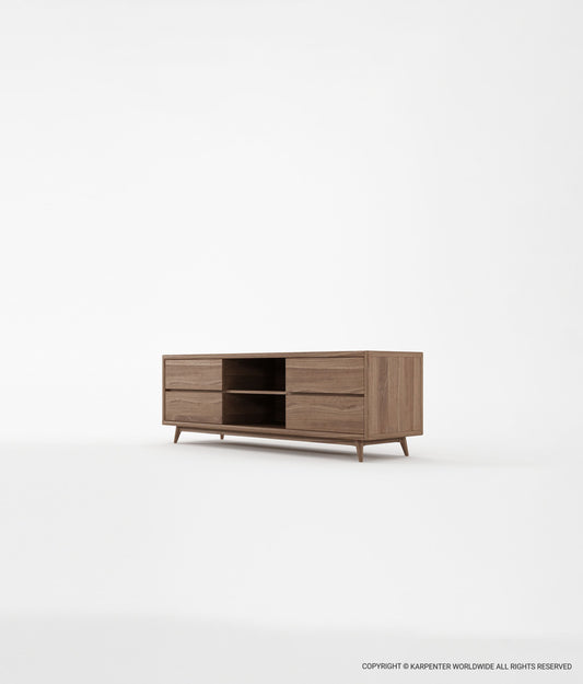 VINTAGE Media Cabinet w/ 4 Drawers