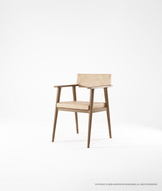 VINTAGE Armchair with Leather