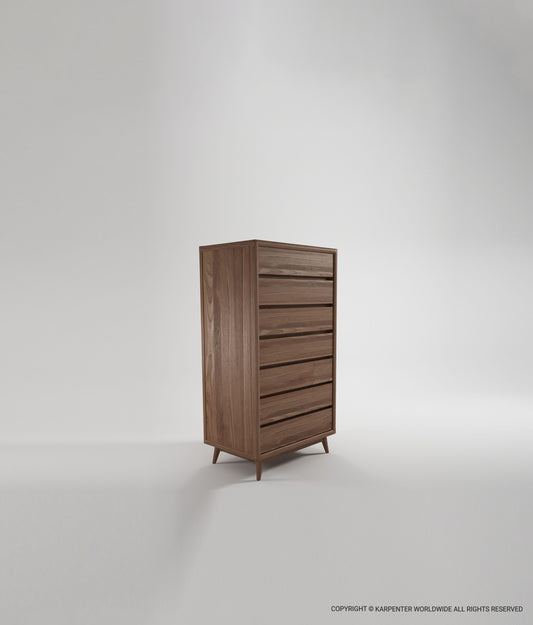 VINTAGE Tallboy w/ 7 Drawers