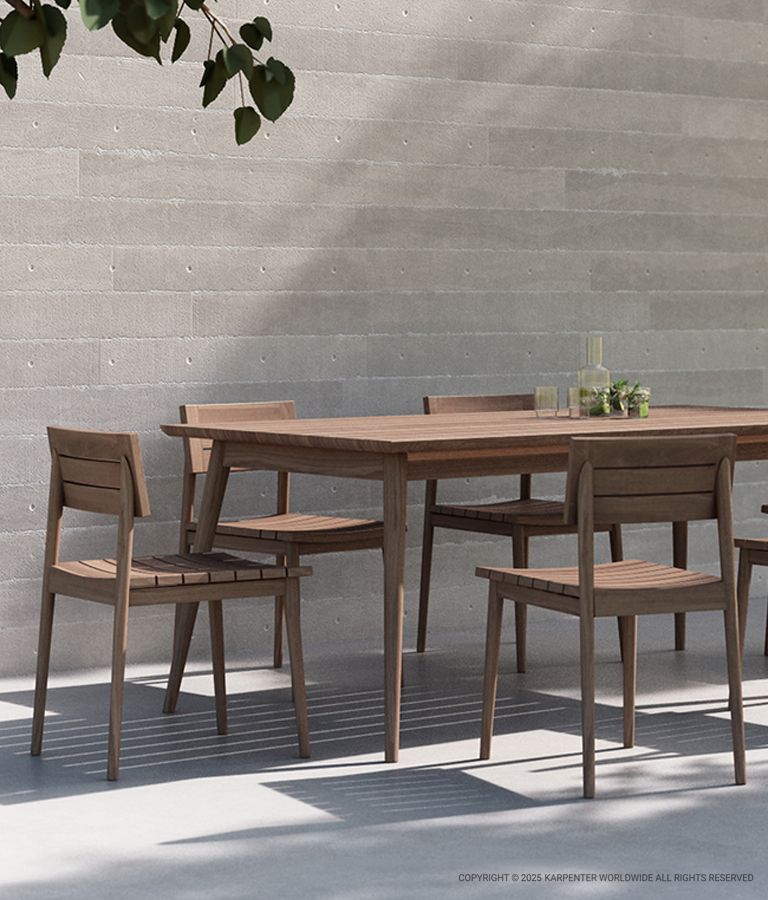 VINTAGE OUTDOOR Rectangular Dining Table 200