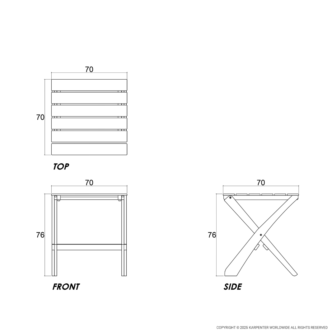 IDLE MOOSE Folding Dining Table