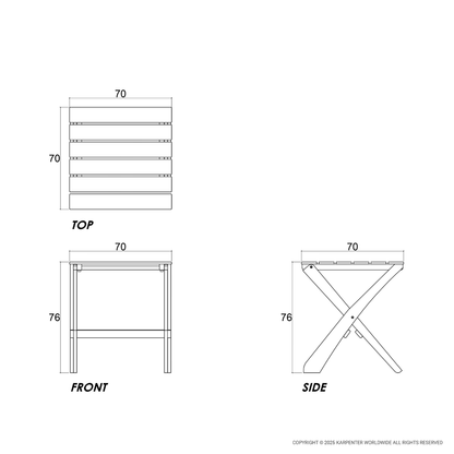 IDLE MOOSE Folding Dining Table