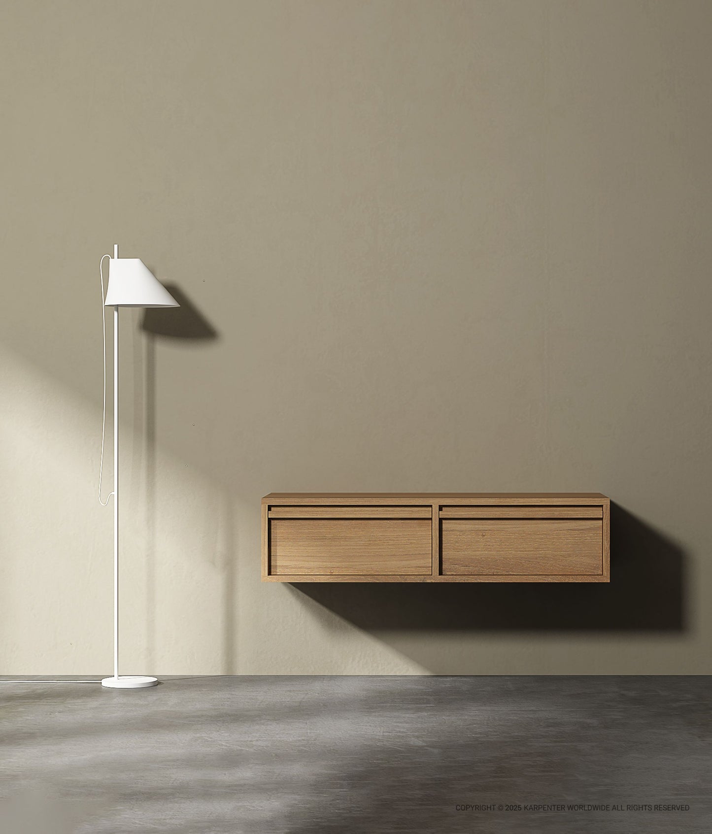 AEQUILIBRIS Hanging Cabinet 2 Drawers
