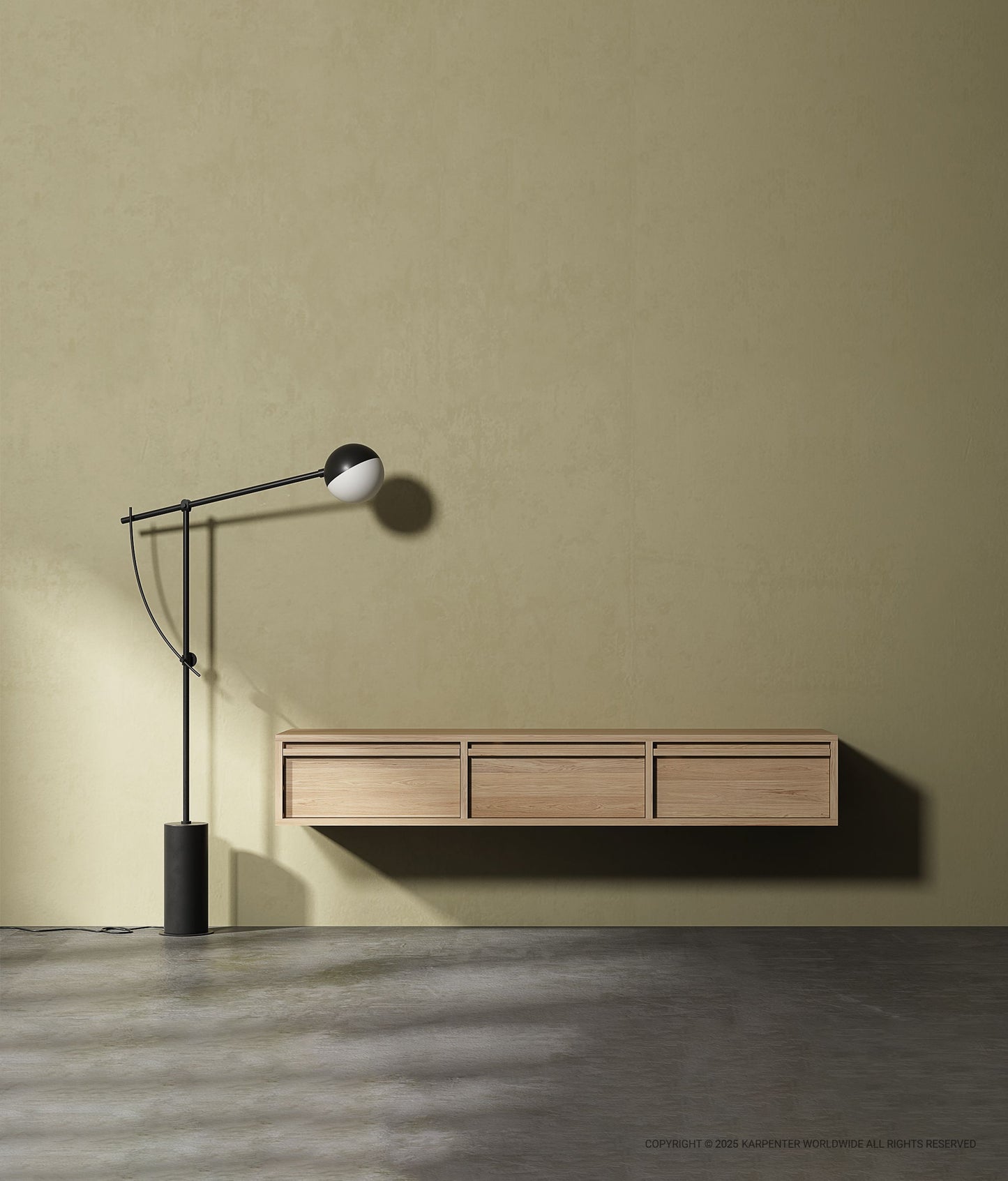 AEQUILIBRIS Hanging Cabinet 3 Drawers
