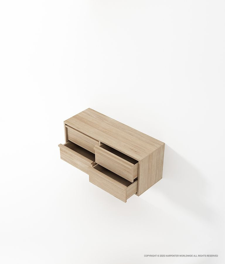 AEQUILIBRIS Hanging Cabinet 4 Drawers