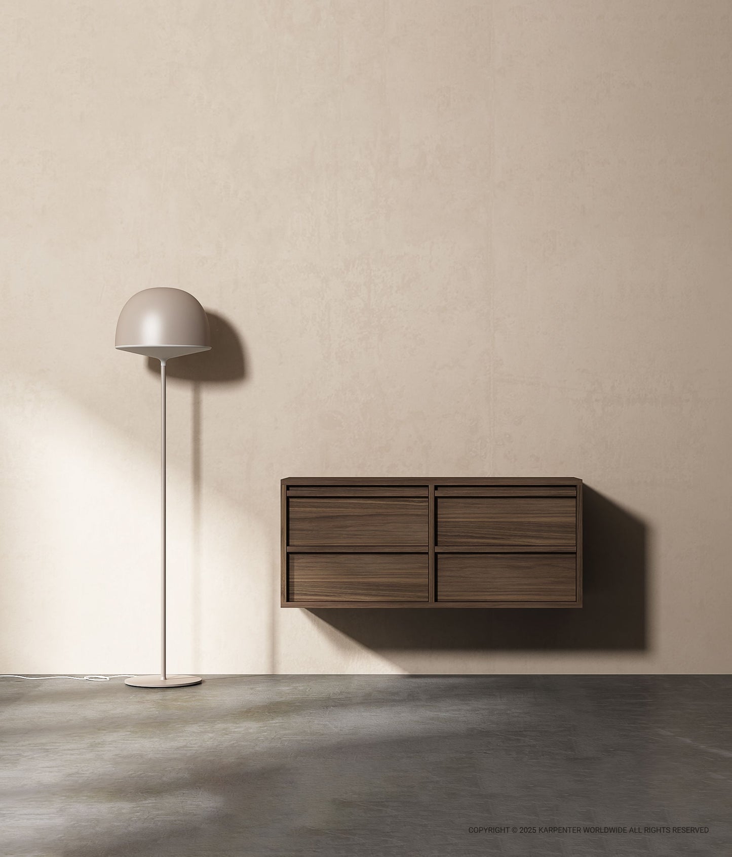 AEQUILIBRIS Hanging Cabinet 4 Drawers