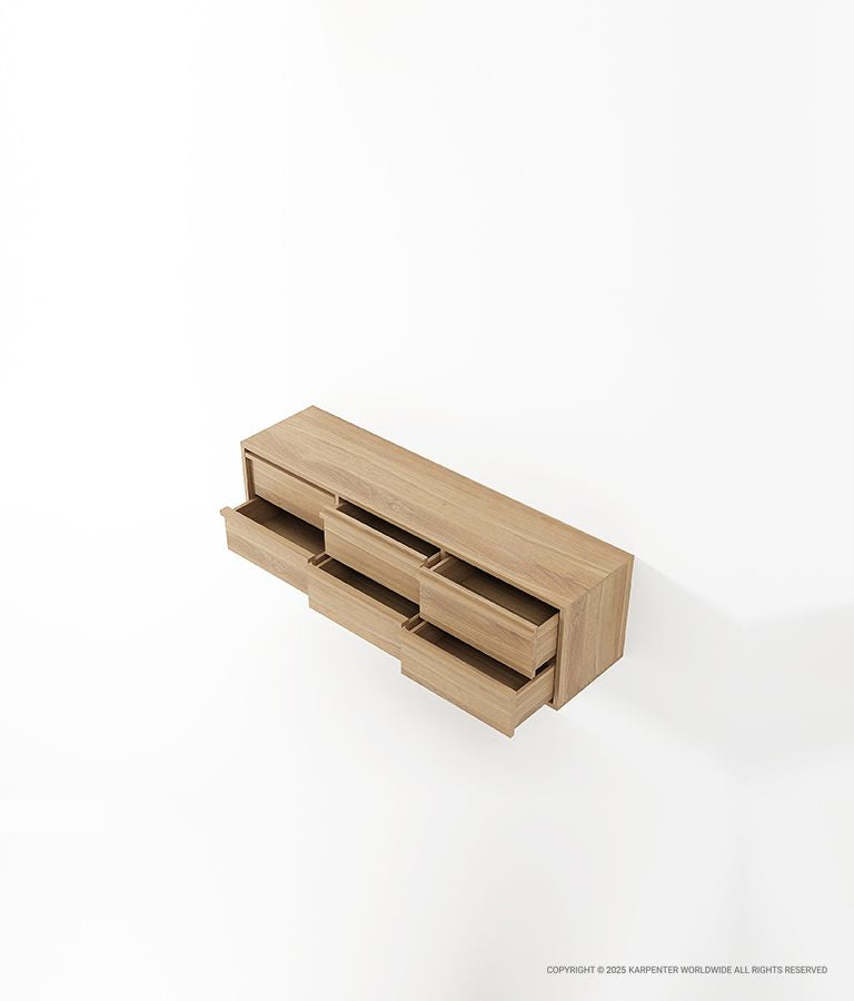 AEQUILIBRIS Hanging Cabinet 6 Drawers