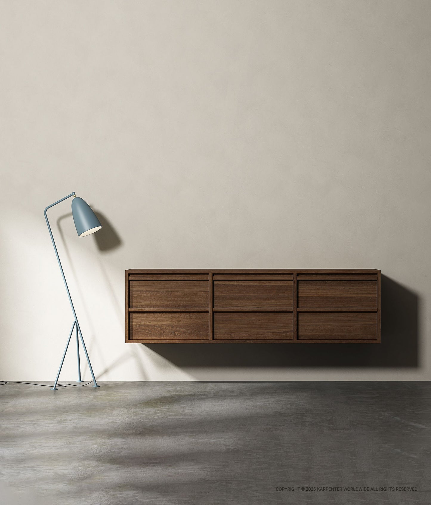 AEQUILIBRIS Hanging Cabinet 6 Drawers