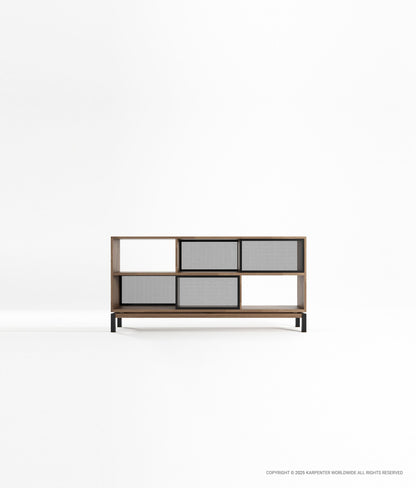 COLOR BEBOP Sideboard 4 Sliding Doors