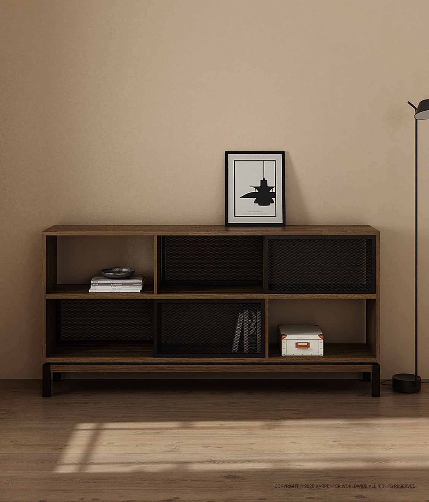 COLOR BEBOP Sideboard 4 Sliding Doors