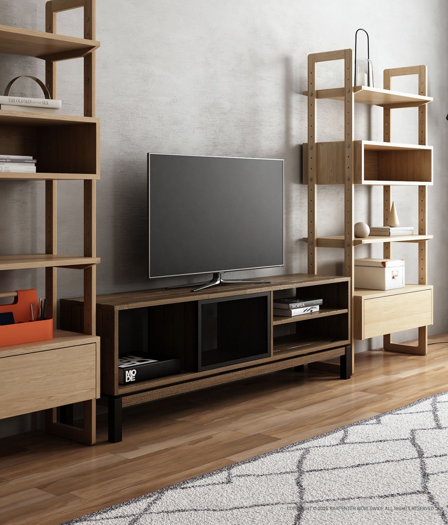 COLOR BEBOP Media Cabinet 2 Doors