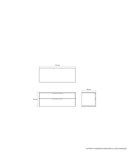 BAKER Hanging Basin 2 Drawers