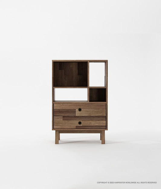 NEW BROOKLYN Bookcase Type A w/ 2 Drawers
