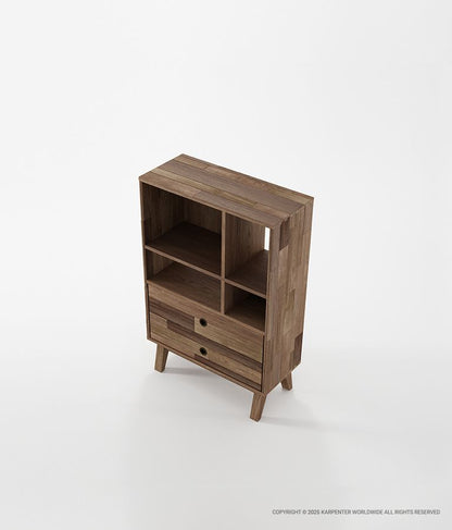 NEW BROOKLYN Bookcase Type A w/ 2 Drawers