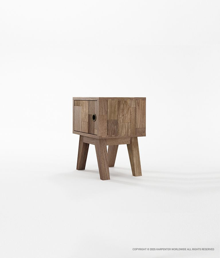 NEW BROOKLYN Side - Bedside Table w/ Door