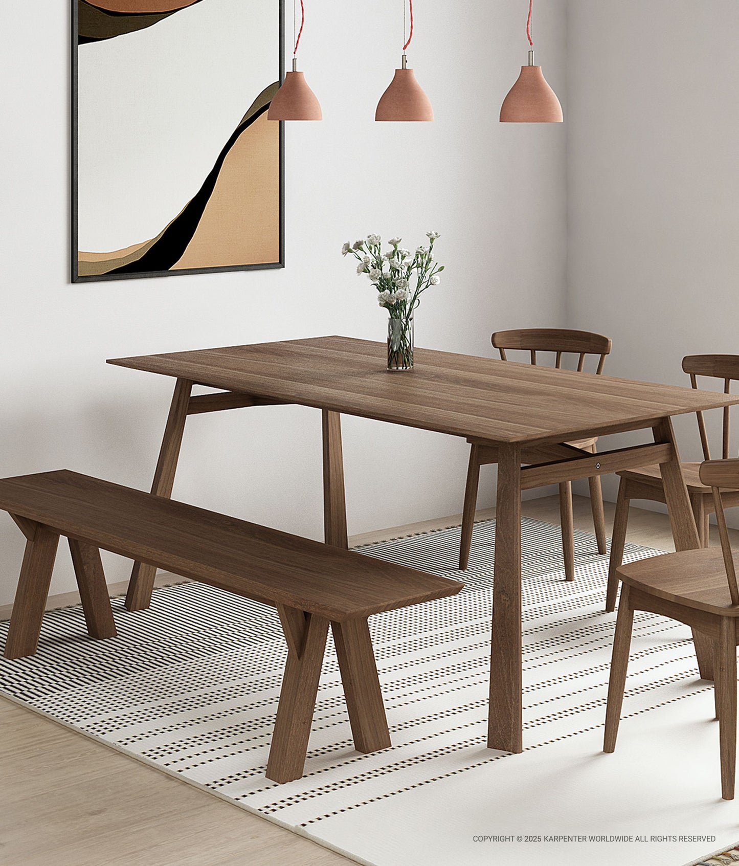 CARPENTER Rectangular Dining Table 180