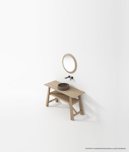 CARPENTER BATH Round Mirror