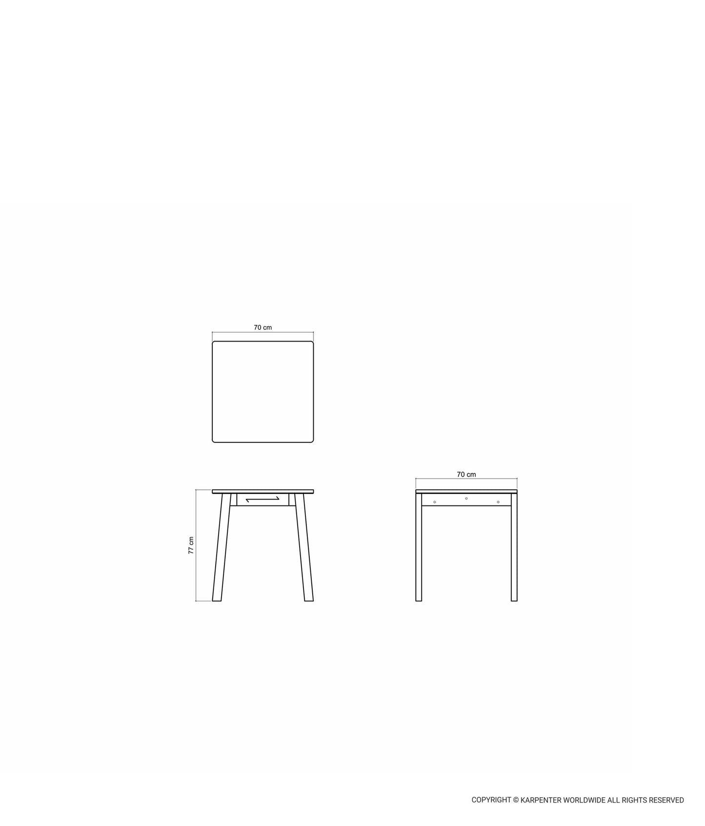 CIRCA17 Dining Table 70