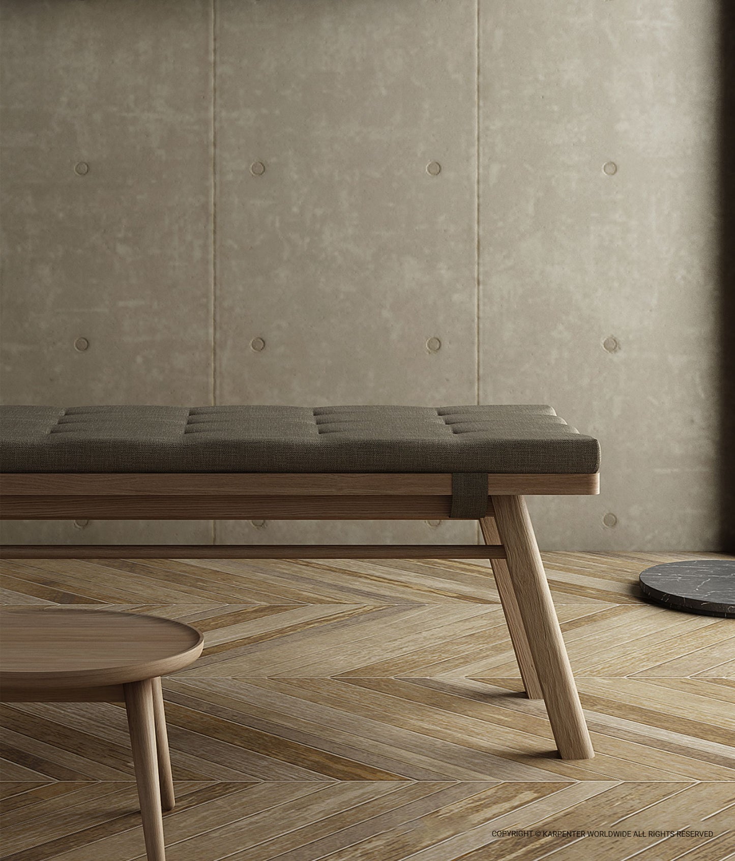 CIRCA17 Bench w/ Cushion