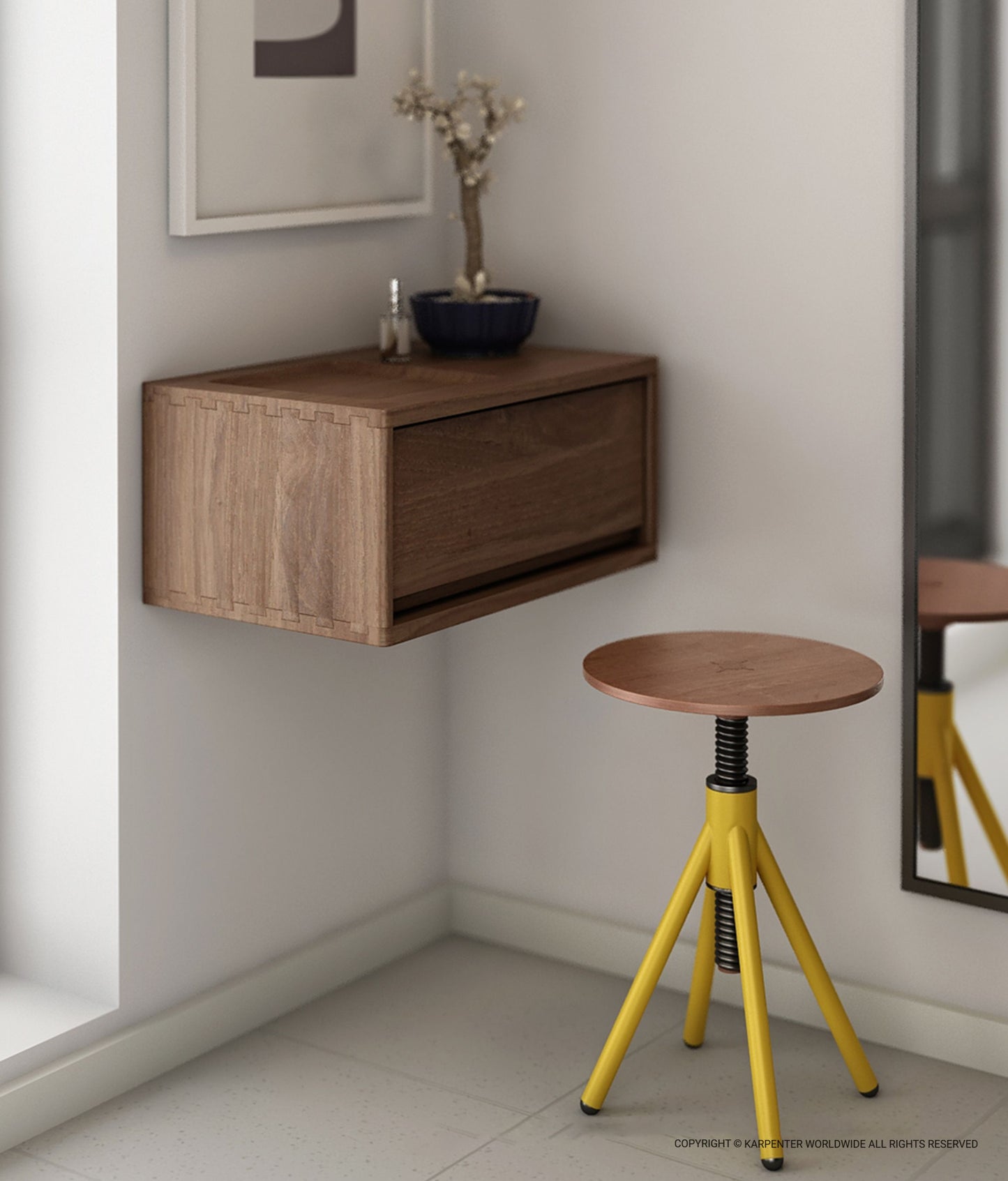 CIRCA17 Hanging Cabinet w/ Drawer