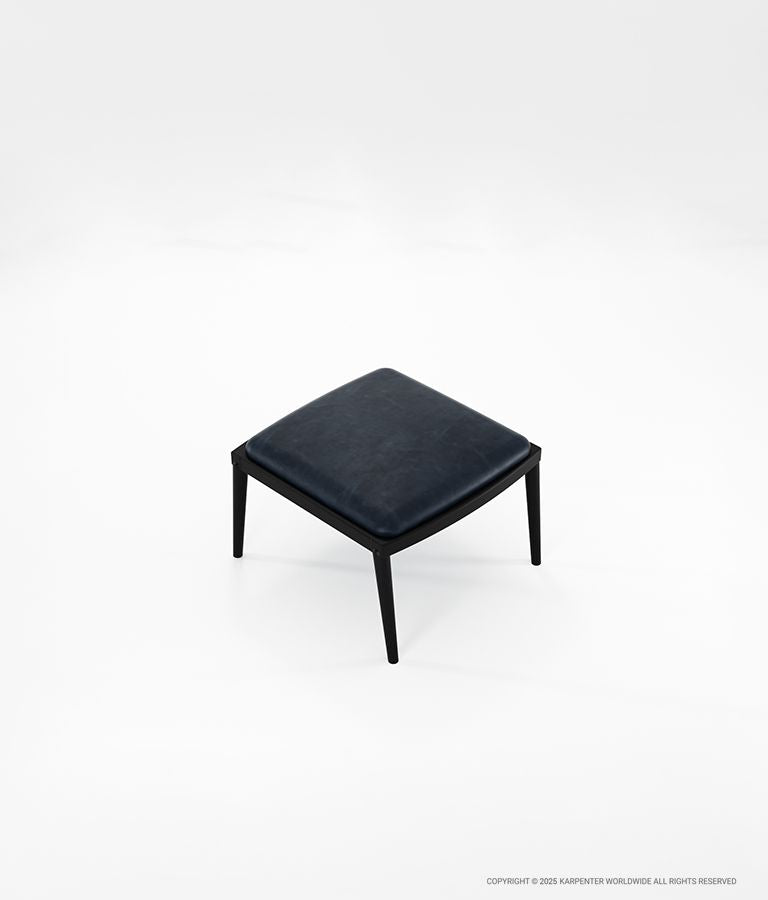 CHILLAX Ottoman with Leather