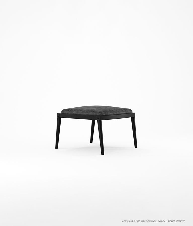 CHILLAX Ottoman with Leather