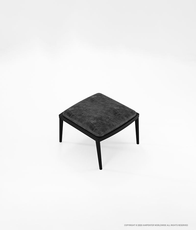 CHILLAX Ottoman with Leather