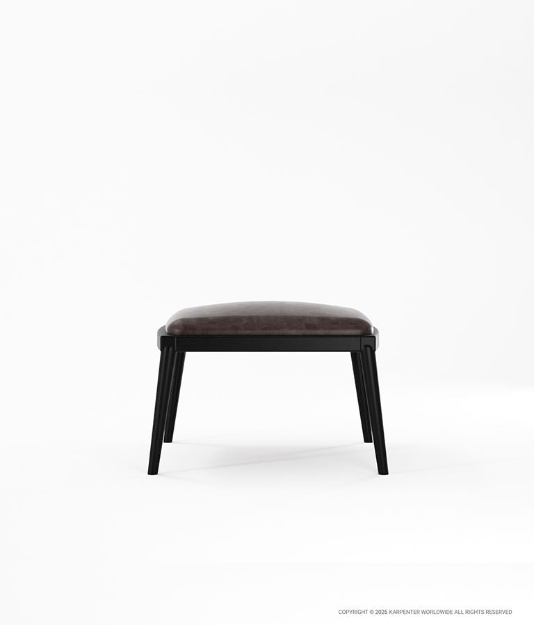 CHILLAX Ottoman with Leather
