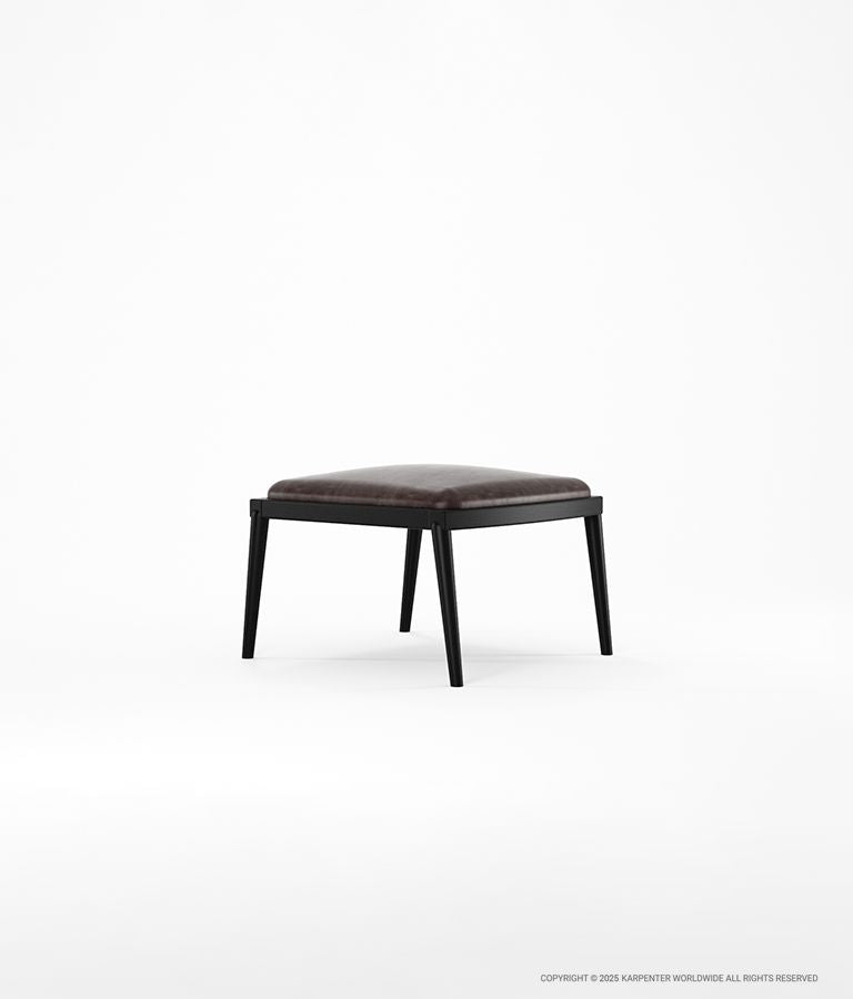 CHILLAX Ottoman with Leather