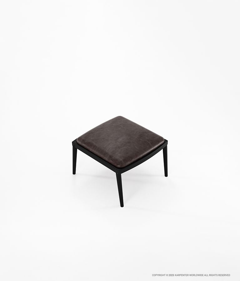 CHILLAX Ottoman with Leather