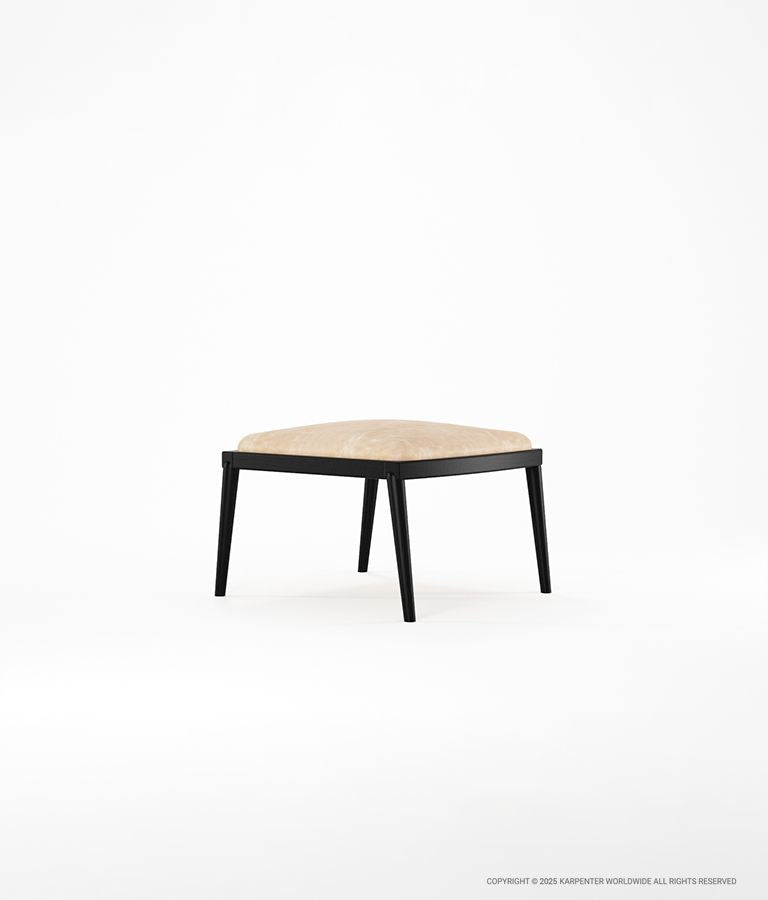 CHILLAX Ottoman with Leather