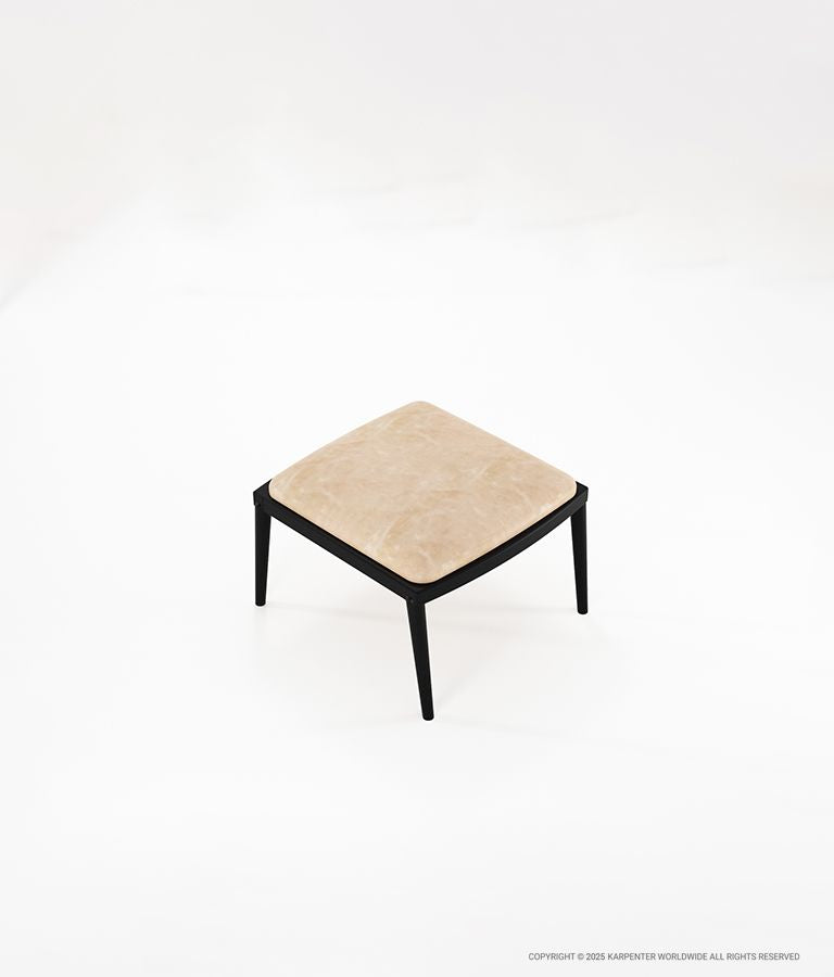 CHILLAX Ottoman with Leather
