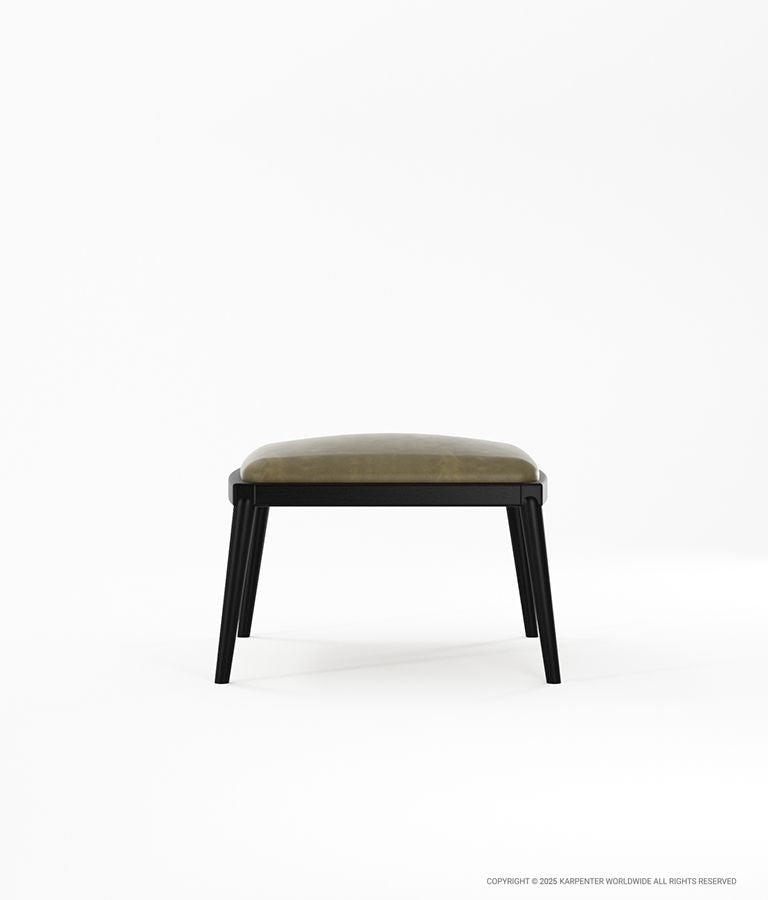 CHILLAX Ottoman with Leather