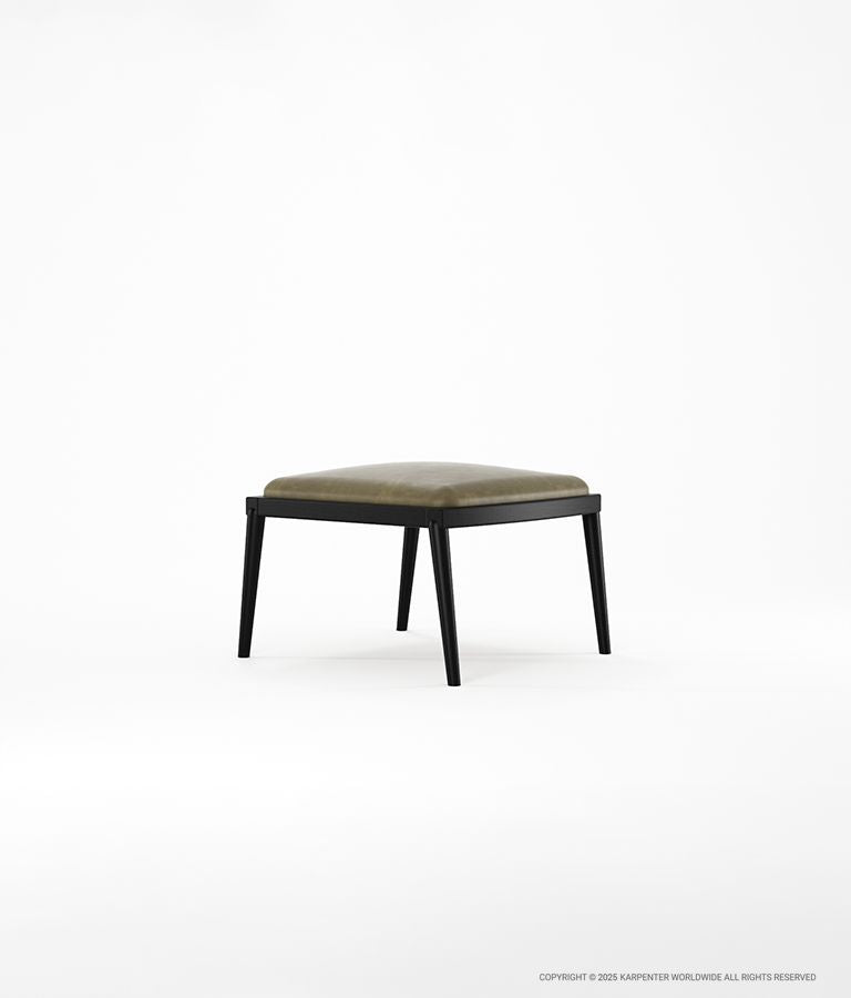 CHILLAX Ottoman with Leather