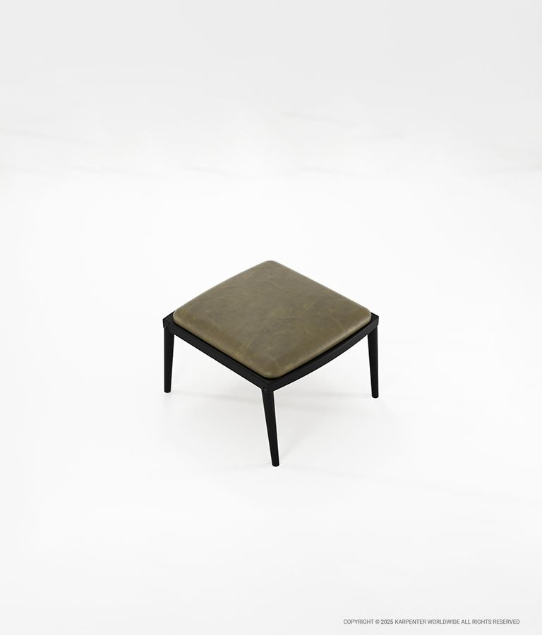 CHILLAX Ottoman with Leather
