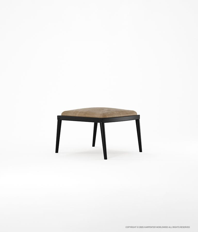 CHILLAX Ottoman with Leather