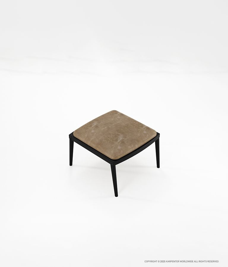 CHILLAX Ottoman with Leather