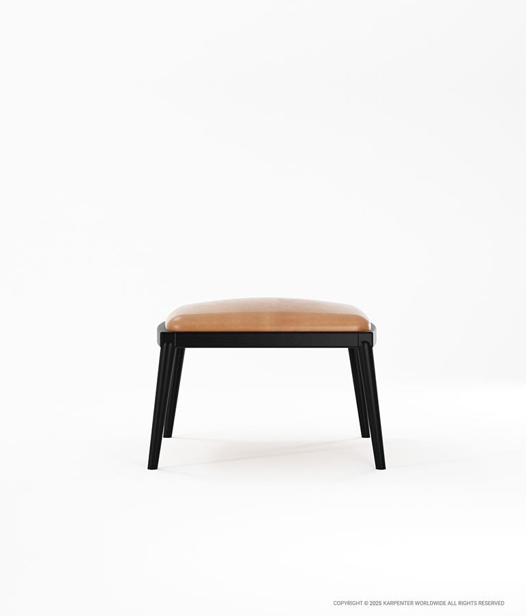 CHILLAX Ottoman with Leather