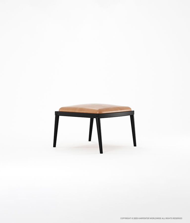 CHILLAX Ottoman with Leather