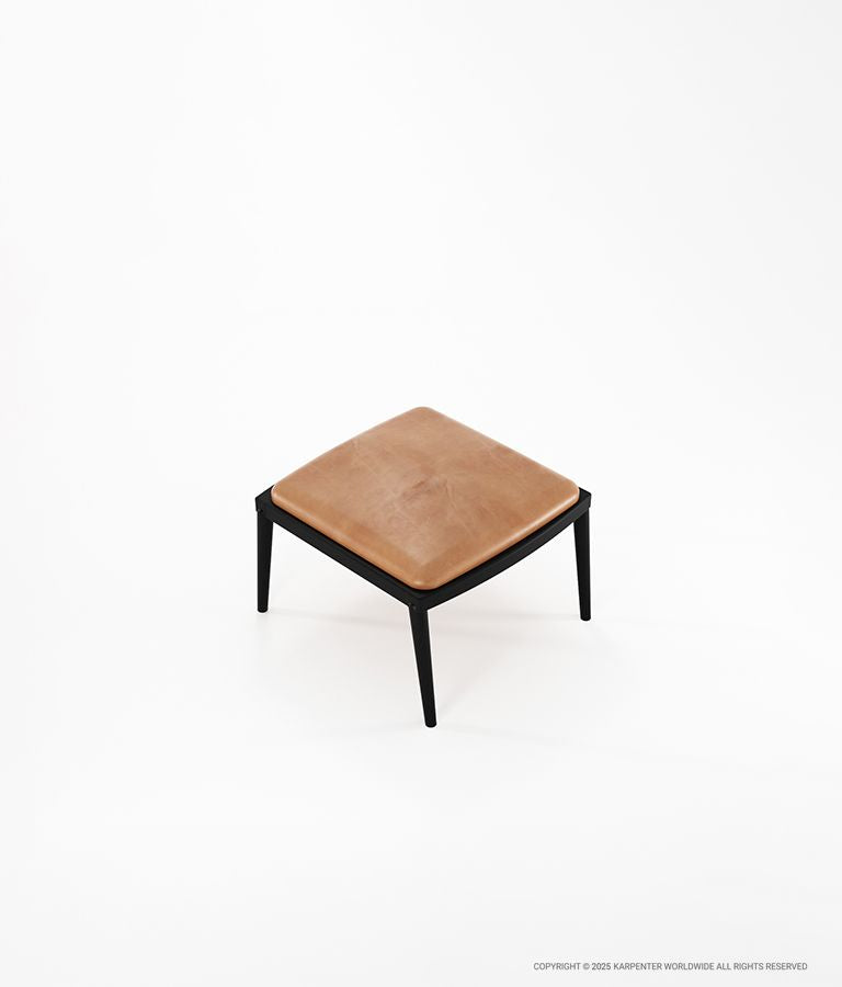 CHILLAX Ottoman with Leather