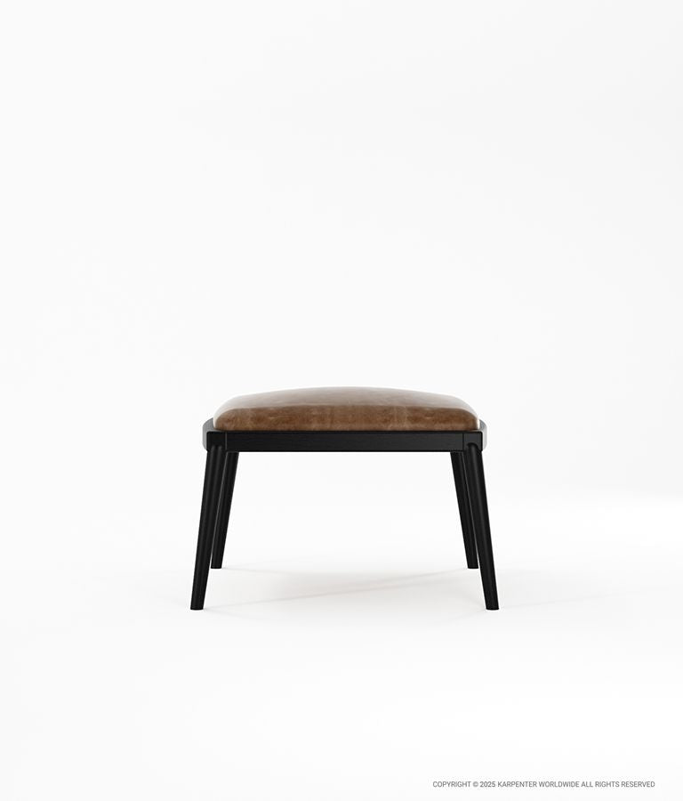 CHILLAX Ottoman with Leather