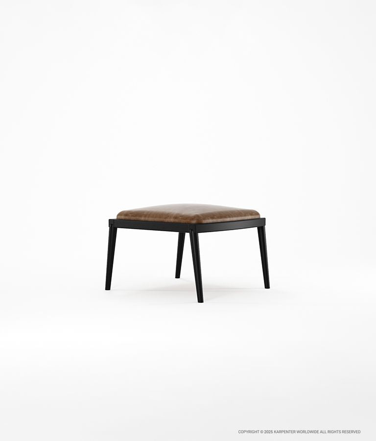 CHILLAX Ottoman with Leather